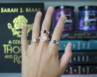 The Night Court Themed Wire Ring Set - ACOTAR Inspired