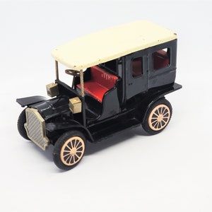 Cragstan 1910s Cadillac Tourning Friction Limousine Black Tin Car Japan Toy Collector