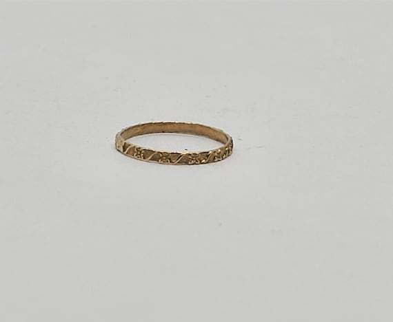 Finest Gold 14K Two-Tone Plumeria Baby Ring - Size 3 - Walmart.com