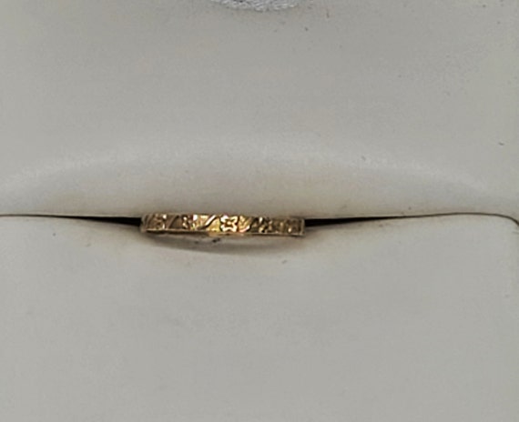 14k Yellow Gold Flat High Polished 1mm Ring Baby to Toddler/ Band Size –  Brilliant Bijou