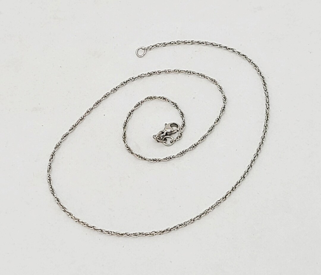 James Avery Rope Chain 16 Sterling Silver - Etsy