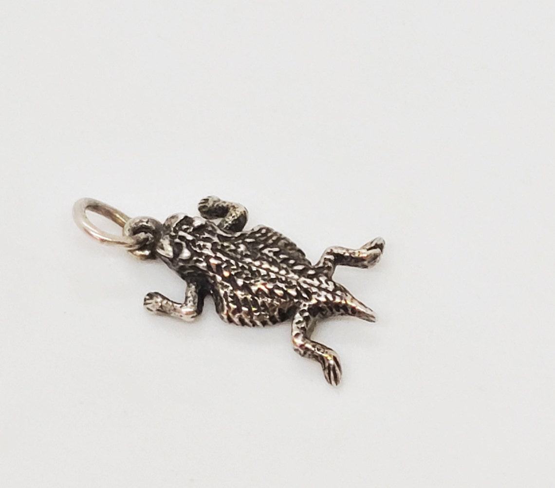 James Avery Horned Toad Charm Frog Rare Retired Sterling Etsy