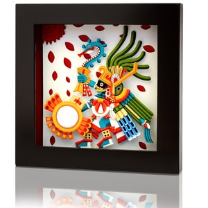 Huitzilopochtli, Colibrì mancino, Dio della Guerra, Dio del Sole, Dio azteco, Messico, Dono messicano, Messico, Arte messicana.