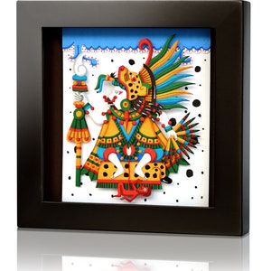 Tlazolteotl, Dea della fertilità azteca, Arte azteca, Divinità messicane, Arte messicana, Regalo, Regalo messicano, Regalo personalizzato, Folklore messicano.