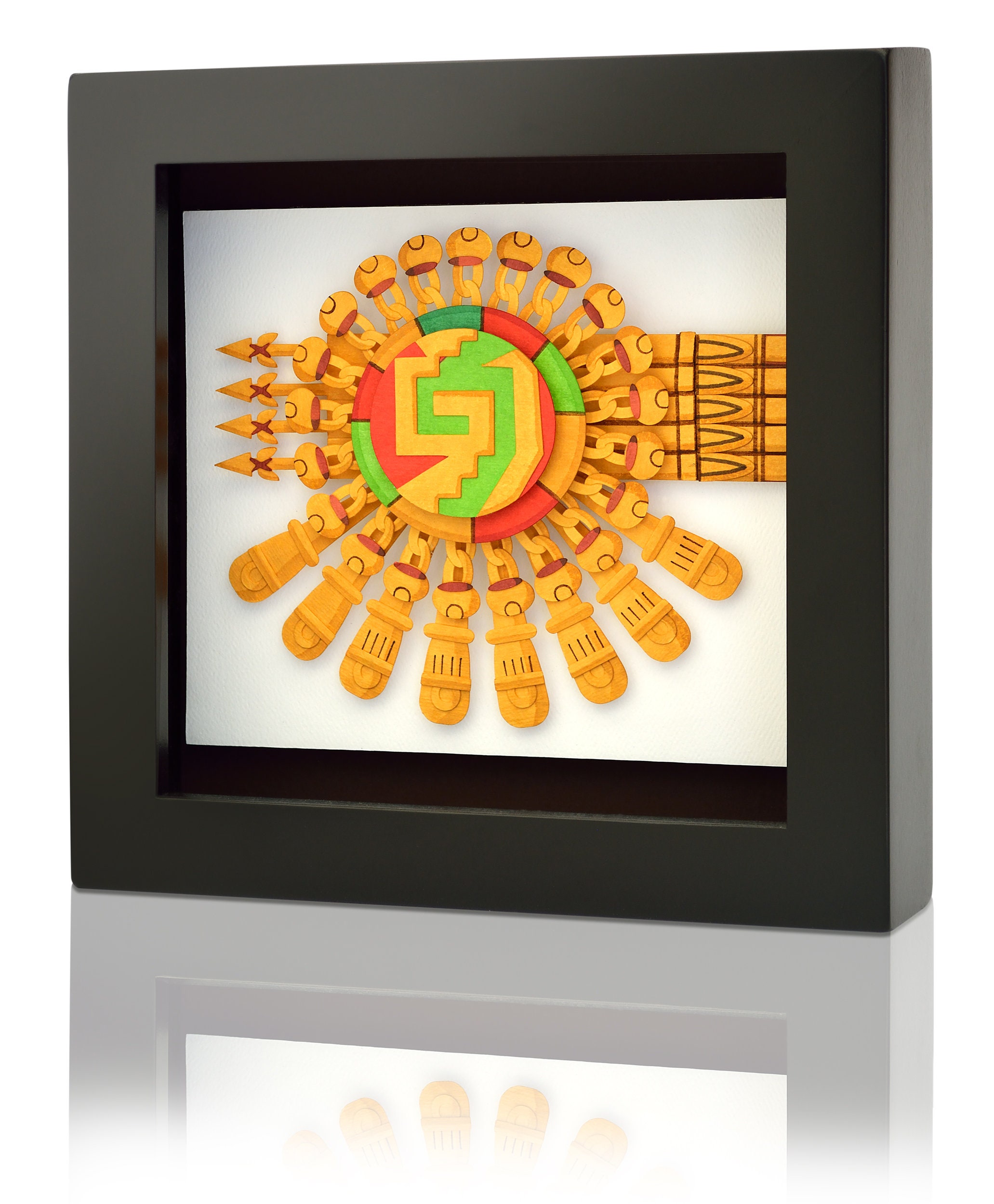 Chimalli Escudo Azteca Aztec Shield Mexico Codex Paper picture