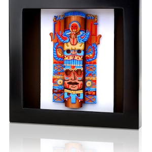 Mayan Art, Incensario Maya, Mayan Incense Burner, Art Mayan Mayan Sculpturel, Mayan God Mayan, Mexican Art, Folklore Mexicano, Birthday gift