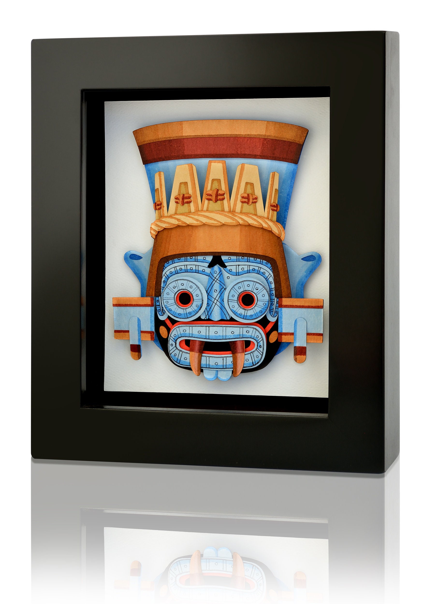 Tláloc Dios Lluvia Azteca, Tláloc Rain God Aztec, Mexican Art, Mexican  Office Decoration, Gift, Tlalocs Mask, Mexican Folklore, Art Azteca - Etsy
