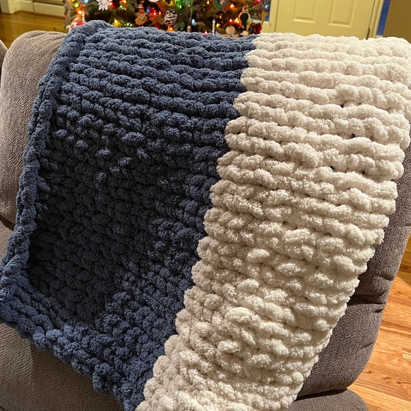 Chunky Hand Knit Etsy