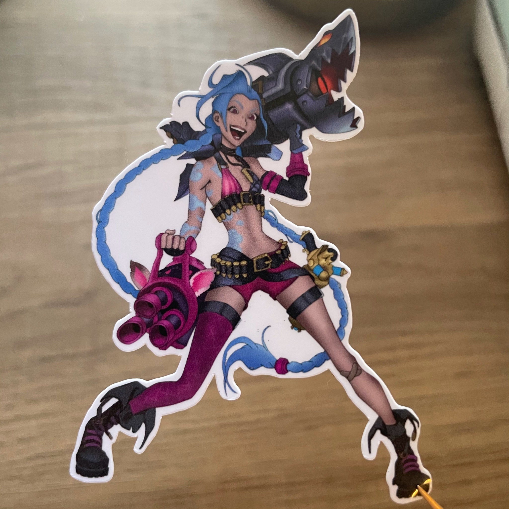 Jinx League of Legends Vinyl Sticker LOL Jinx Sticker Jinx | Etsy
