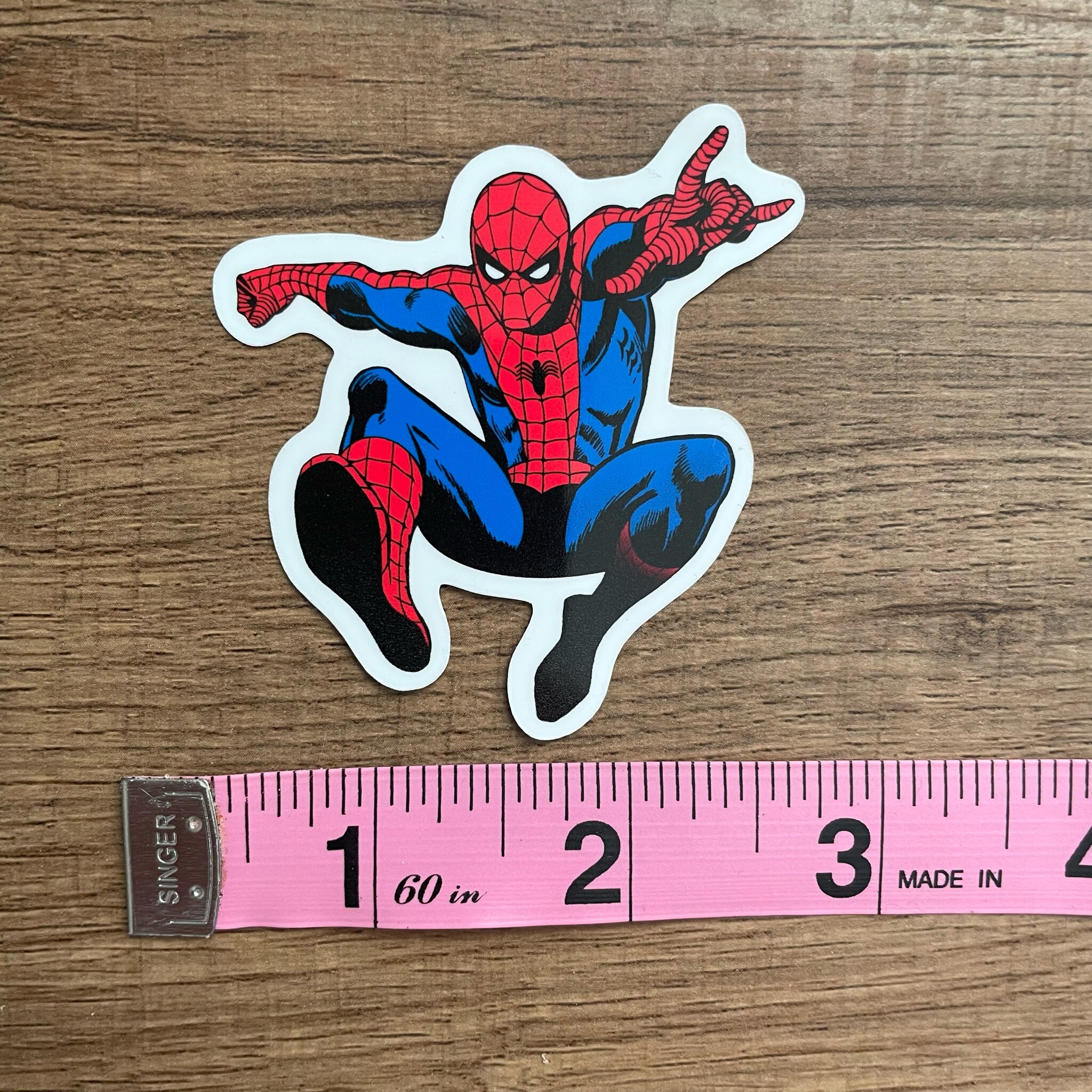Spiderman Sticker Spiderman Comic Sticker Spiderman Water Etsy