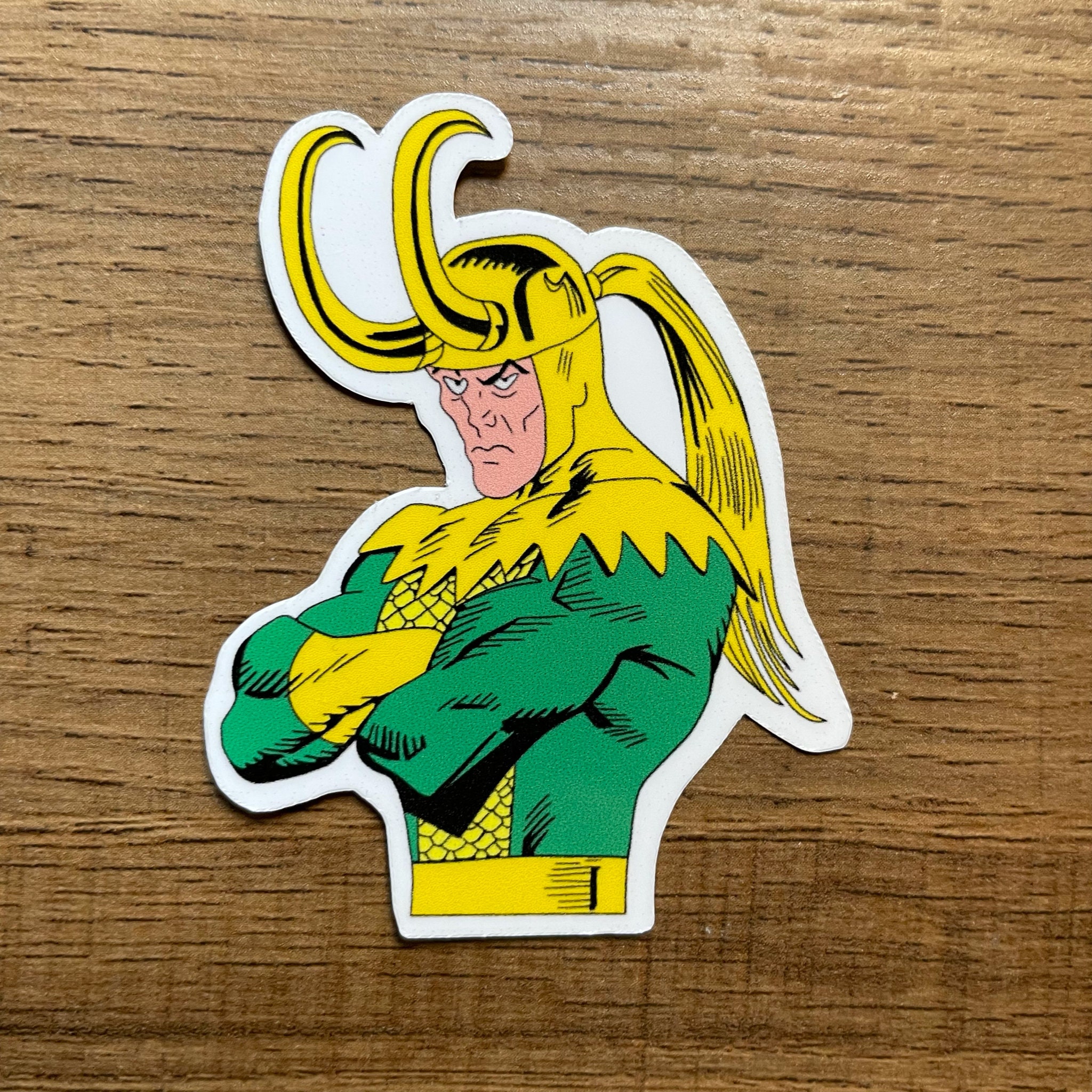 Loki Sticker Loki Comic Sticker Prince of Asgard Sticker - Etsy
