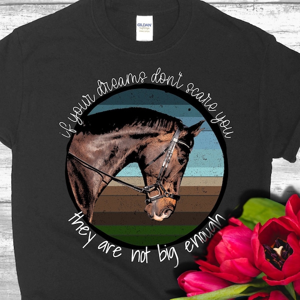 Dressage Horse Shirt, Gift for Dressage Trainer, Warmblood Horse, Custom Horse Gift, OTTB Dressage, Equestrian Shirt, Horse Show Training