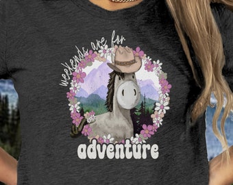 Cute Horse Lover Gift for Trail Rider Personalized Camping Sweatshirt for Equestrian Outdoor Adventurer Horseback Riding Gift New Horse Mom
