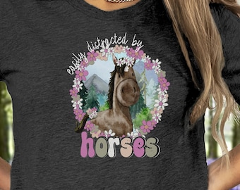 Funny Horse Shirt Gift for Horse Lover T-Shirt Equestrian Birthday Gift for Horse Trainer Dressage Gift Custom Personalized Retro Vintage T