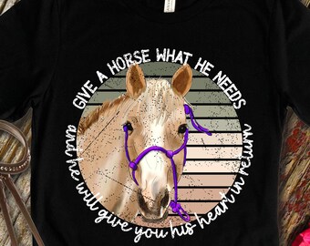 Heart Horse Shirt, Tee for horse Lover, Gift for Horse Mom, Trail Riding, Horse Show, Dressage, Quarter Horse Mothers Day Birthday Shirt