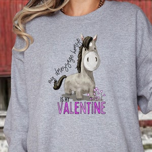 Dressage Horse Valentine&#39;s Day Shirt, Horse Lover Shirt, Equestrian Sweatshirt, Horse Mom Tshirt, Horse Lover Gift, Dressage Lover Tee Gift