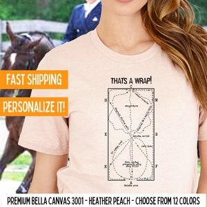 Personalized Dressage Gift, Horse Show Shirt, Funny Equestrian Tshirt for Horse Lover Gift for Horse Trainer Tee Shirt Intro Test A Dressage