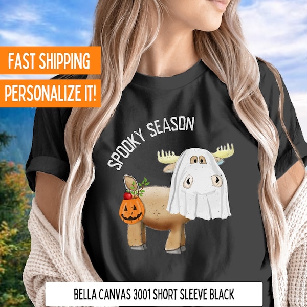 Personalized Moose Halloween Costume for Trick or Treat Adventure Lover Sweatshirt for Alaska Vacation Hiking Mountain Camping Outdoor Shirt