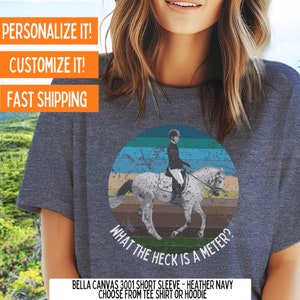Personalized Dressage Gift, Horse Show Shirt, Funny Equestrian Tshirt for Horse Lover Gift for Horse Trainer Tee Shirt for Warmblood Lover