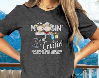 Custom Moose Lodge Group Shirts for Moose Lovers Personalized and Customized Design Hand Painted for Moose Events Moose Tee Shirt Sweatshirt