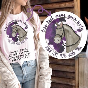 Horse Shirt Dressage Horse Lover Sweatshirt Gift for Horse Mom Hunter Jumper Tshirt for Horse Trainer Gift for New Horse Owner Equestrian T