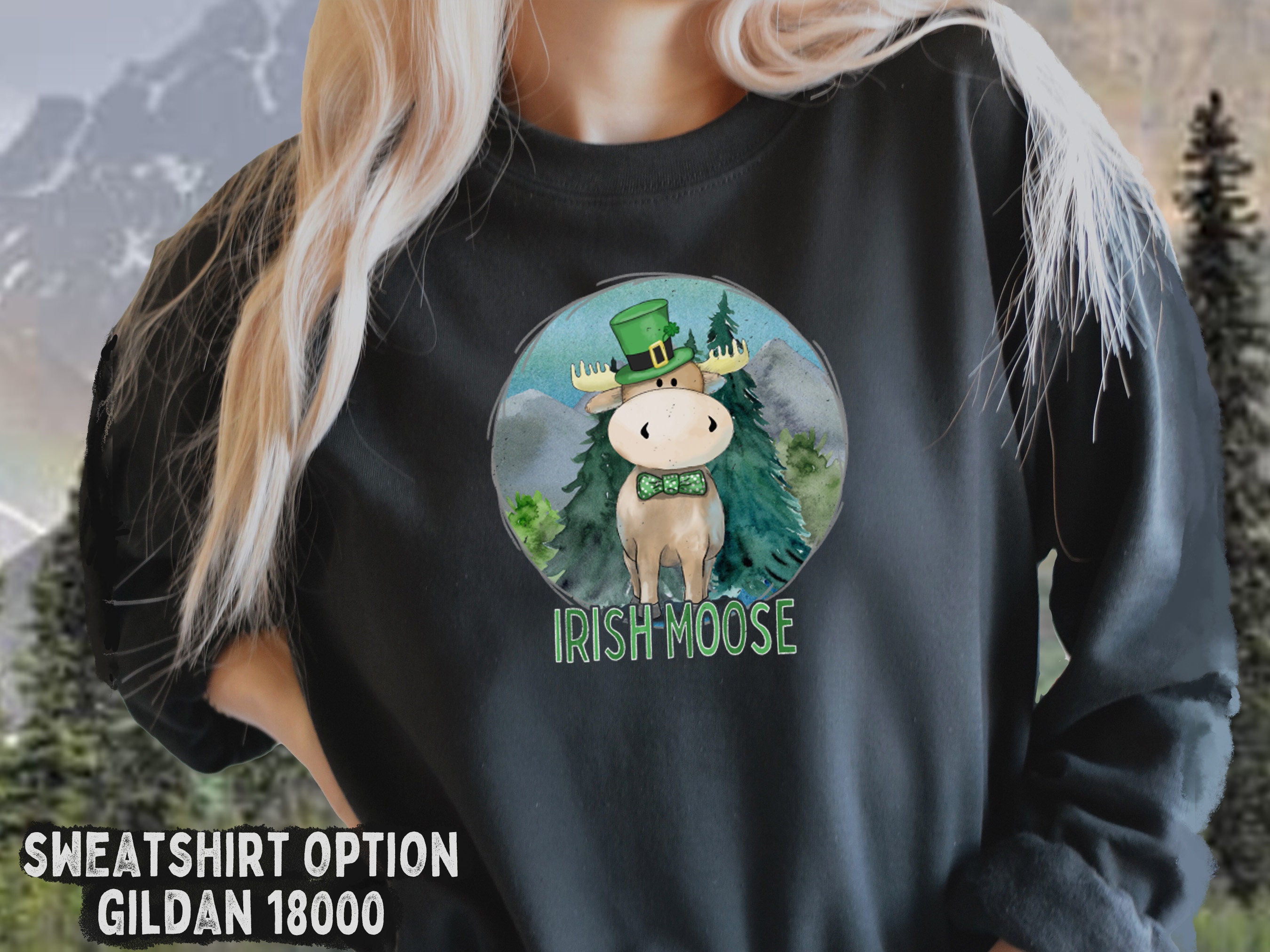 T-shirt The Moose Is Loose - Motif Orignal Vintage, Coupe Ample, Unisexe, Marque Bella + Canvas | Neuf Avec étiquettes