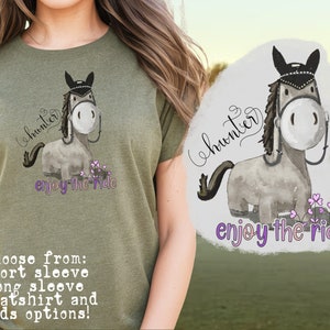 Jäger Shirt Reiter Mama Geschenk Jäger Pullover Sweatshirt für Pferdebesitzer Horse Show T-shirt Pferd Geschenk für Pferdetrainer Pferdeliebhaber Tshirt