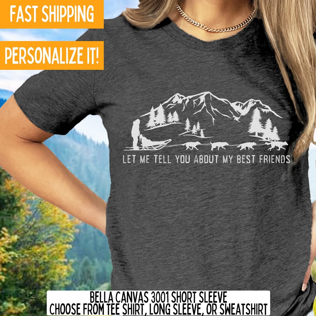 Dog Sledding Shirt for Sled Dog Musher Gift for Siberian Husky Lover