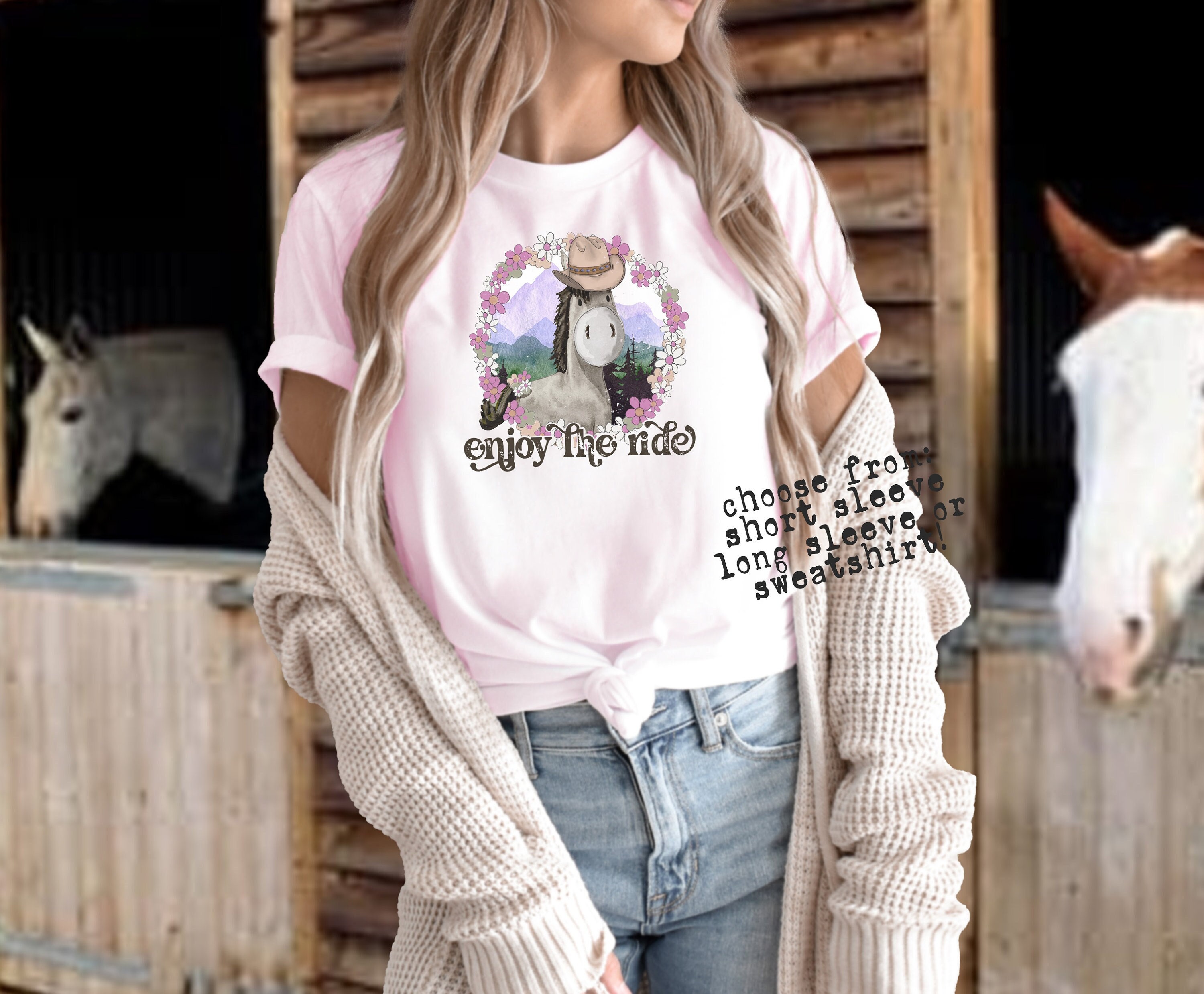 Cowgirl Horse Shirt Gift for Horse Mom Tshirt for Rodeo Queen 
