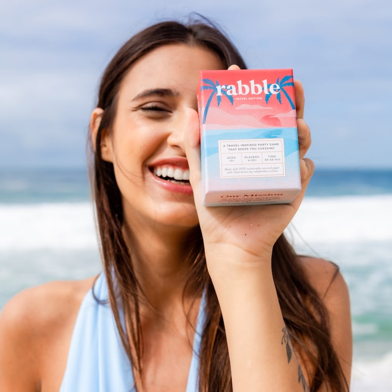 Rabble: Travel Edition Party Game For Adult Game Night, Travel Size, Adult Travel Game, Gift for Friend, Holiday Party Game image 7