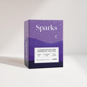 Sparks - A Conversation Game Inspired By The Stars | Conversation Cards, Couples Date Night, Couples Game, Board Games for Adults