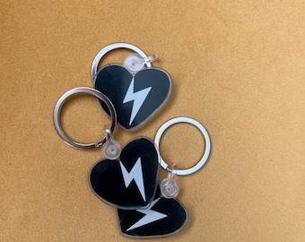 Heart Logo Acrylic Keychain