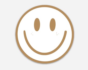 Freckly Smile Sticker