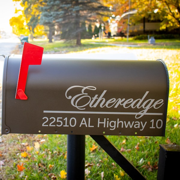 Laser Engraved Mailbox