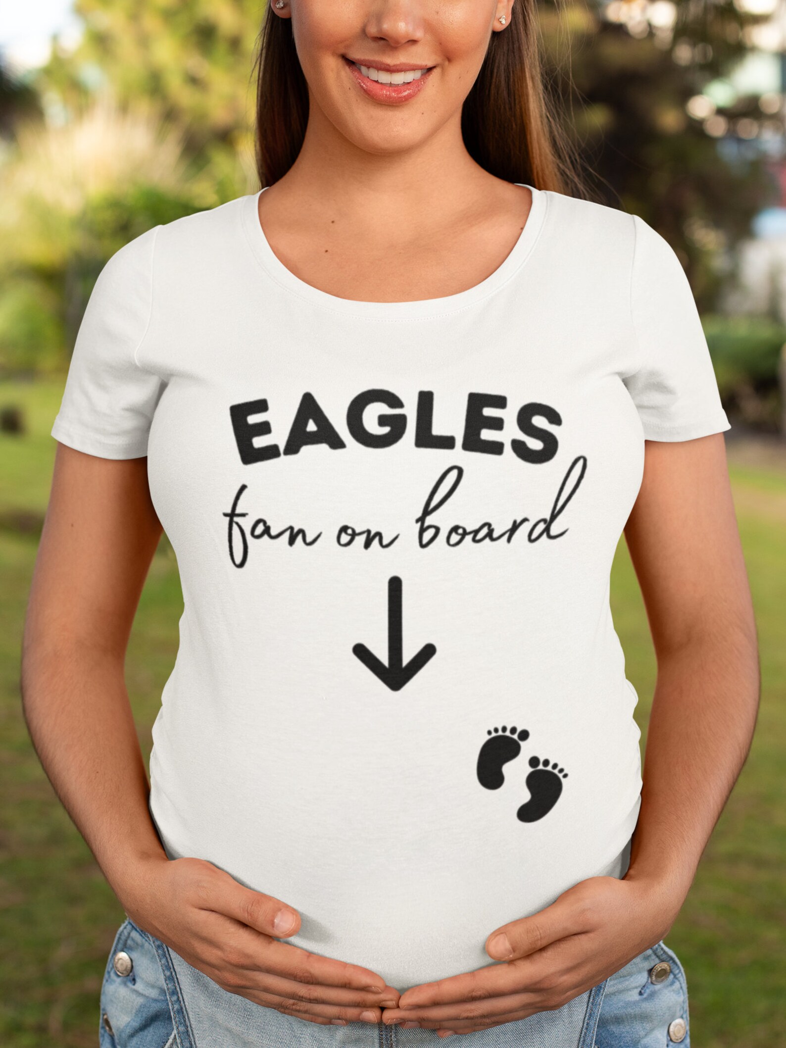 Eagles Maternity Shirt Maternity Clothes Philadelphia Etsy