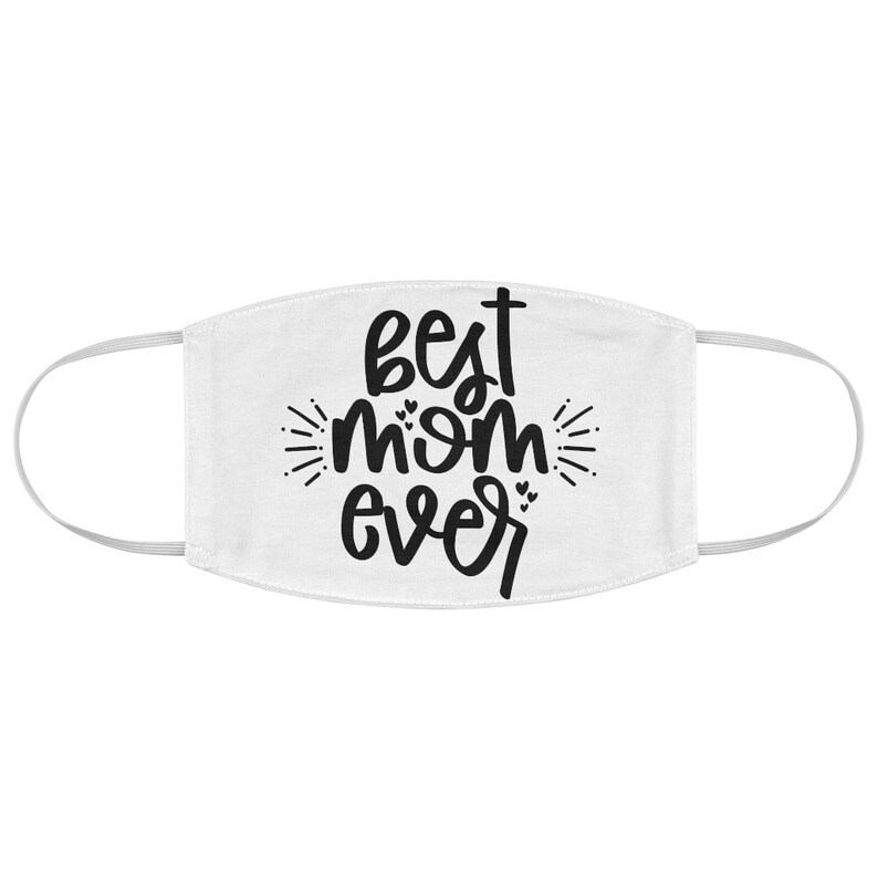 Best Mom Ever Fabric Face Mask Mommy Mask Breathable Etsy