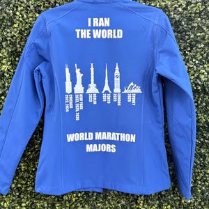 World major Marathon Full zip soft shell Jacket |  Soft Shell Jacket | Who runs the world?