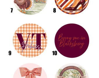 College Game Day Buttons