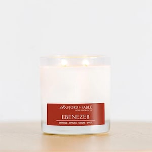 Ebenezer Soy Candle | Christmas Candle, Christmas Gift, Holiday Scented Candle, Pine Scented Candle, Home Decor, Musk Christmas Scented