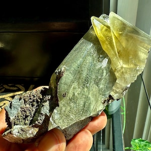 Dragon Scale Calcite, Phantom Calcite, Chalcopyrite, Sweetwater Mine, Missouri