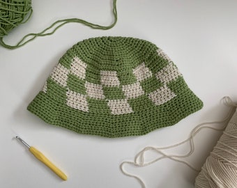 Checkered hat | Etsy