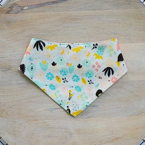 Snap on bandana - tie on bandana - dog bandana - popsicle summer bandana - fruit bandana - Personalized pet bandana - girl boy dog bandana