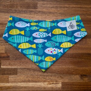 Summer dog bandana - personalized pet bandana - anchor pet apparel - pet neckwear -snap on bandana- beach bandana - dog bandana - cat bandan