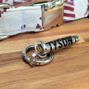 personalized pet tag - Personalized dog tag - Bullet shell tag - dog tag - military tag - bullet dog tag - Custom pet tag - pet ID