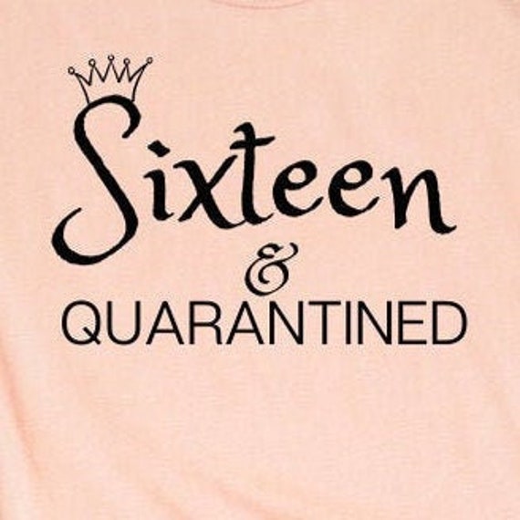 Download Birthday Svg Sixteen Quarantined Birthday Svg Birthday Etsy