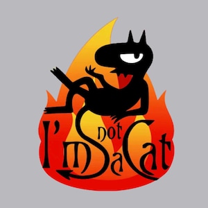 fridge magnet Luci Disenchantment Demon, I am not a cat - MAGNET (3&quot; * 3&quot;)