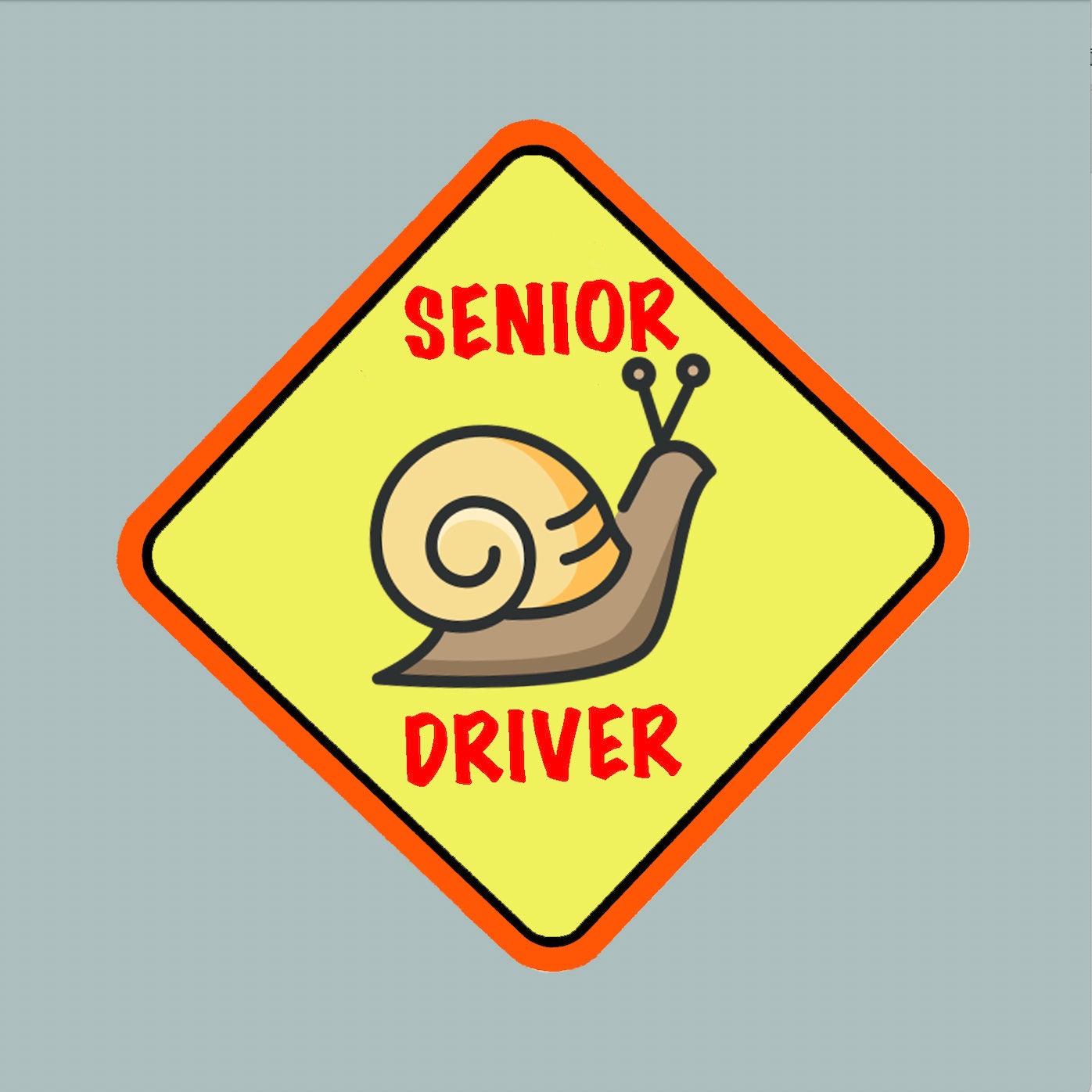 Rio Salto Funny Elderly Driver Magnet and New Driver Magnet for Car Old  People Gag Gifts Please Be Patient Yellow Elderly Car Magnet Sign Magnetic  Bumper Sticker for Grandma and Grandpa Prank 