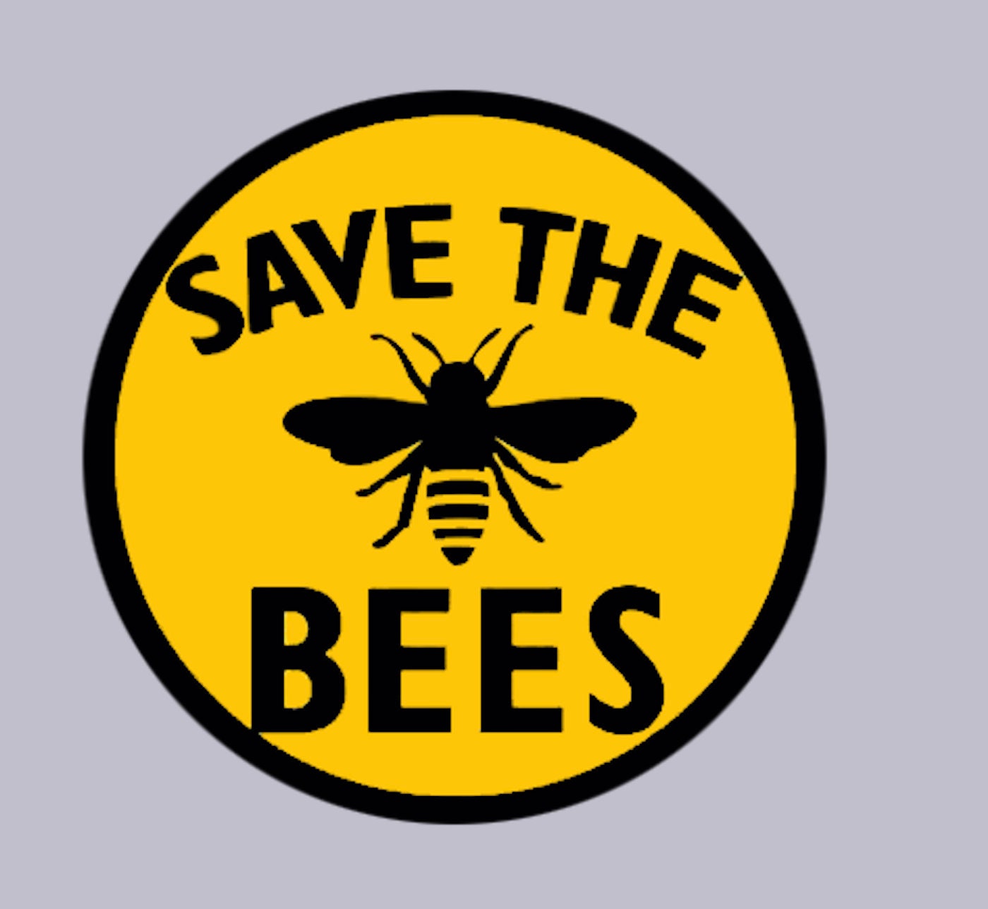 Car Magnet Save the Bees Bee Symbol (no Residue, Easy to Relocate 