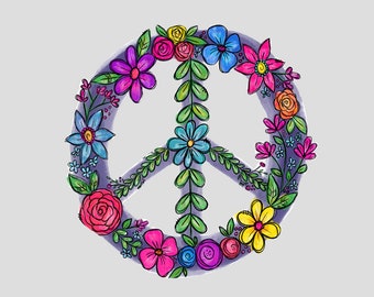 Licenses Products Peace Signs 4 Peace Magnet 