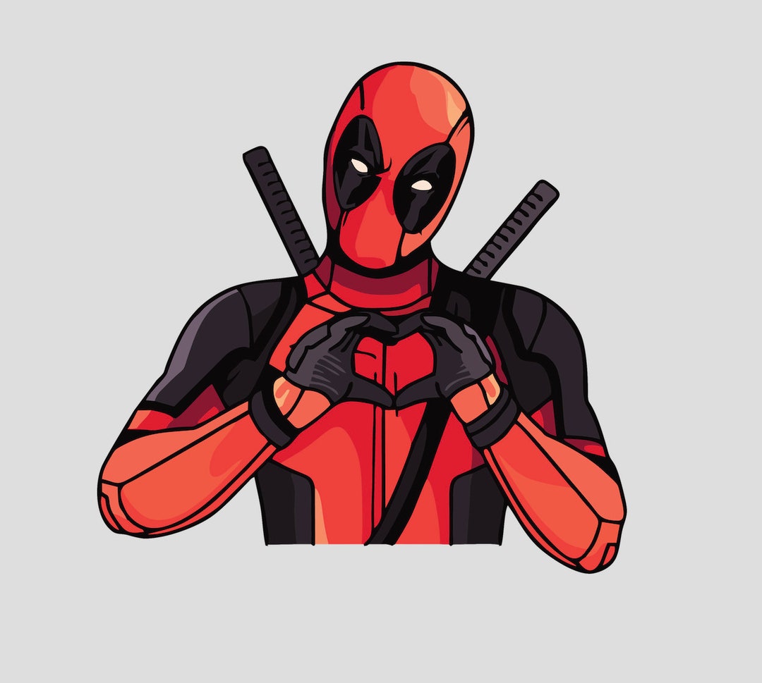 Car Magnet, Deadpool Face Love Heart Peace MAGNET 4 5 -  New Zealand